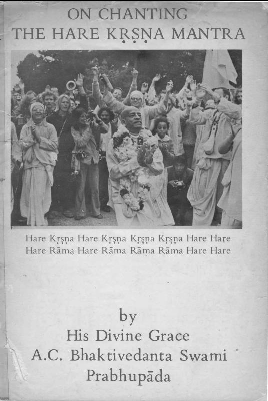 On Chanting Hare Krishna