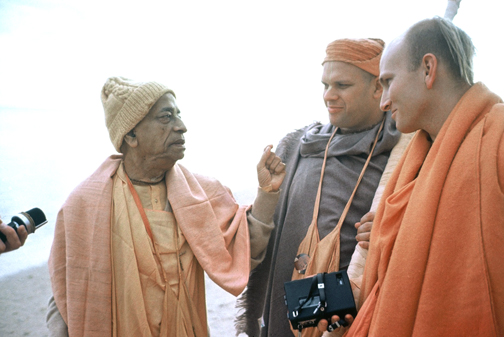 Srila Prabhupada and Brahmananda Swami