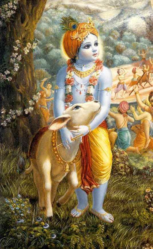 Krsna in Vrindavan