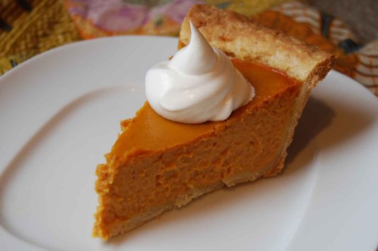 eggless pumpkin pie