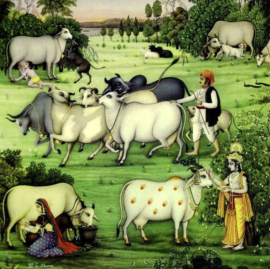 Sri Krsna in Vrndavana