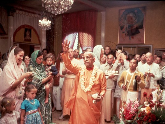 Srila Prabhupada with children