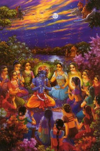 Krsna and the gopis
