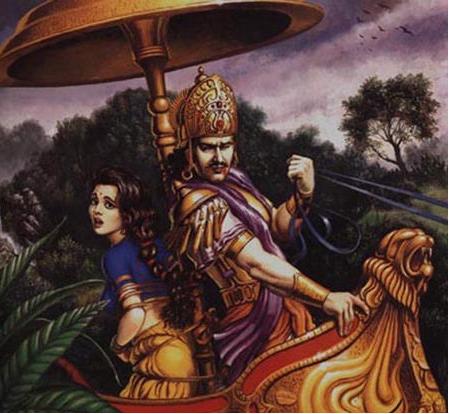 Jayadratha captures Draupadi